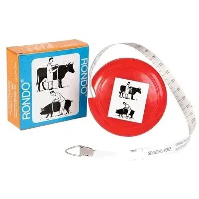animal measuring tape, strip for animal weight and measurement