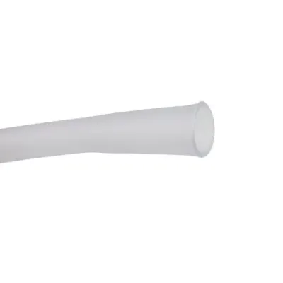 A durable and flexible medical feeding tube that ensures the safe transfer of stomach contents in cattle.