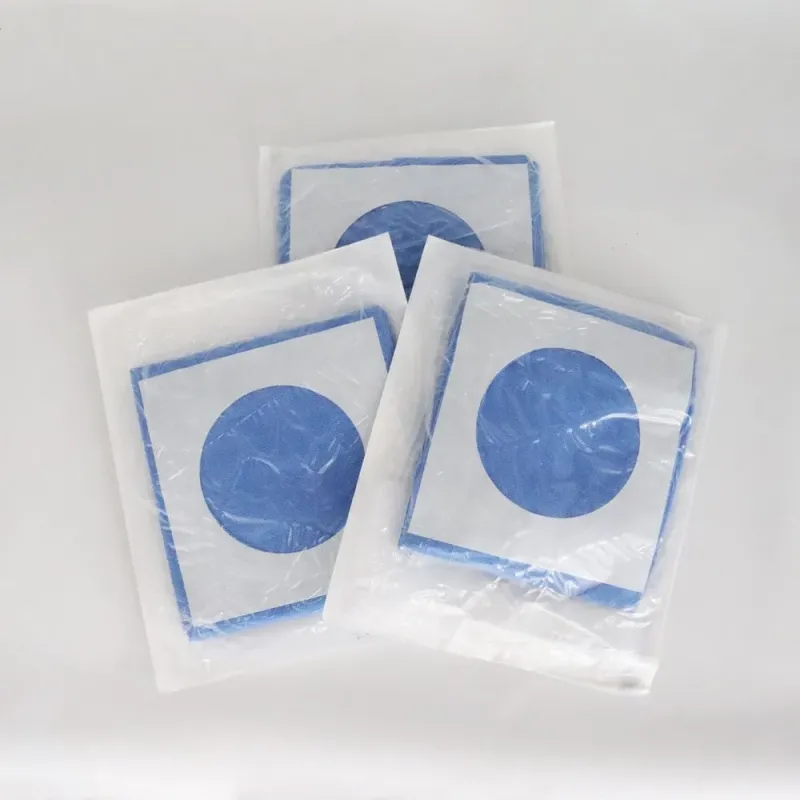Steriles, perforiertes OP-Abdecktuch für den Halsbereich (flüssigkeitsdicht) 100 x 100 cm