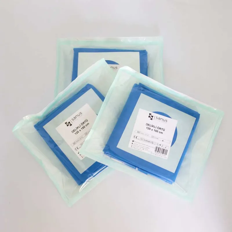 Sterile Surgical Perforated Cervical Drape (Liquid-Proof) 120*150 CM
