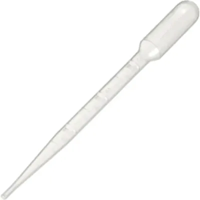 Disposable sterile pipettes used in veterinary clinics for handling or transferring liquid samples.