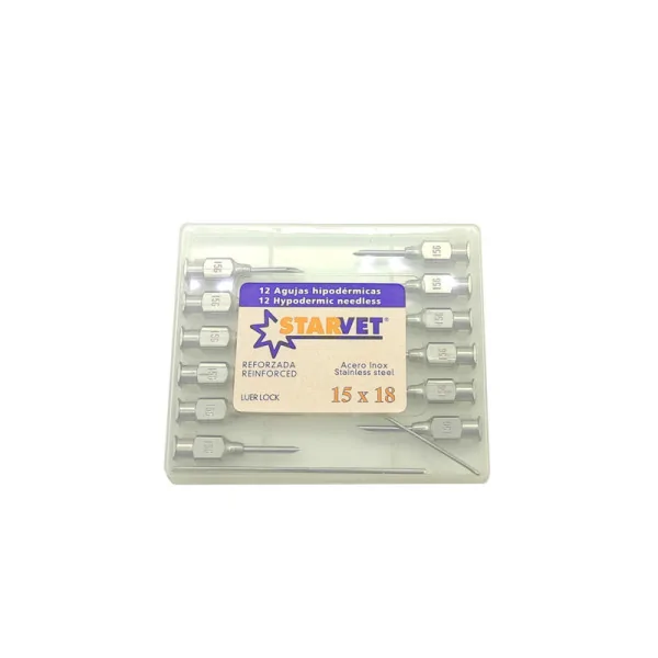 Syringe Needle 15 x 18 (12 Pieces)