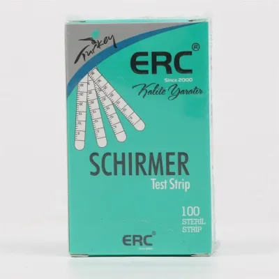 Set of 100 Schirmer test strips for measuring tear production.