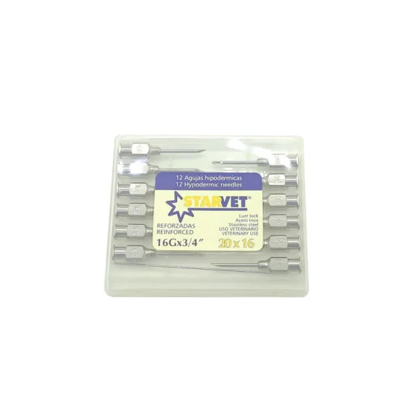 Syringe Needle 20 x 16 (12 Pieces)