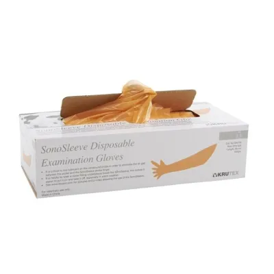 Krutex SonoSleeve 6 Barmaqlı Düz ​​Əyləc Əlcəkləri (100 Ədəd) – KRUUSE