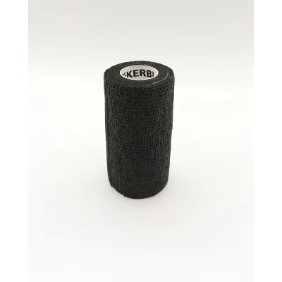  Klinik tipi yapışkanlı bandaj 10 cm x 4.5 M siyah esnek koruyucu bandaj