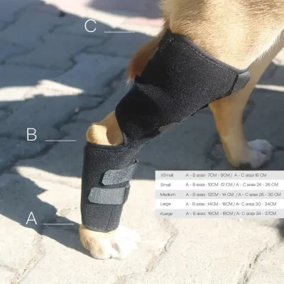 Balen destekli arka ayak uzun dirseklik XSmall veteriner ortopedik koruyucu bandaj