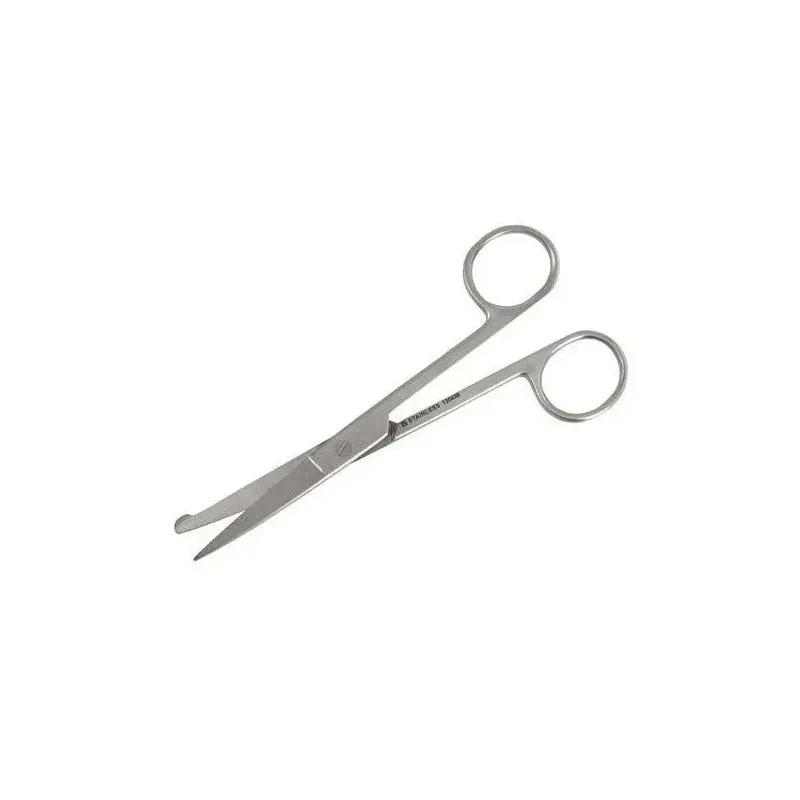 Veterinärschere, 14 cm, mit Knopfende