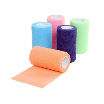 Vet-Flex Cohesive Bandage 10 cm x 4.5 meters Mixed (Pack of 10)