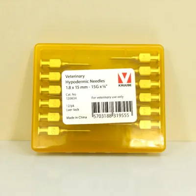 Syringe Needle (15Gx5/8) 1.8 x 15 mm (12 Pieces)