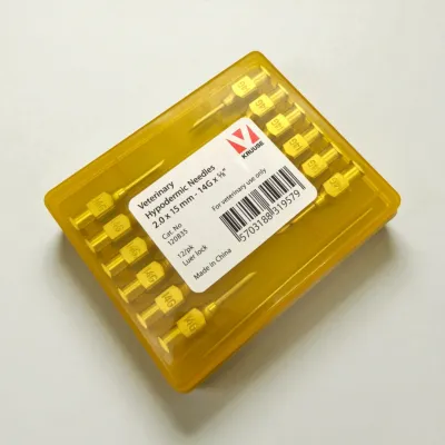 Enjektör İğnesi (14Gx5/8) 2.0 x 15 mm (12 Adet) Metal Başlıklı KRUUSE satın al