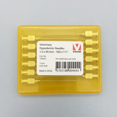 Enjektör İğnesi 1,2 x 40 mm.  ( 12 Ad ) Metal Başlıklı KRUUSE satın al