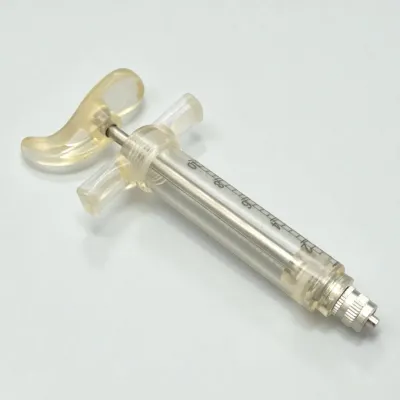  10 ml Şeffaf Mika Veteriner Şırıngası