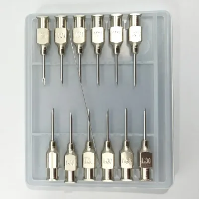 Stainless Steel Syringe Needles 15x13 12 Pieces