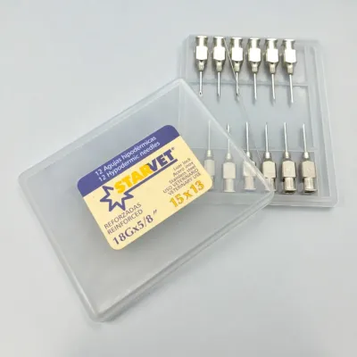 Baytarlıq dərəcəli şpris iynəsi 15x13 mm 12 ədəd