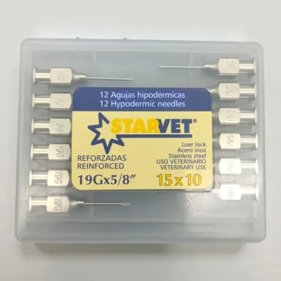 15x10 mm Baytarlıq Şprisi İynələri, 12 Ədəd