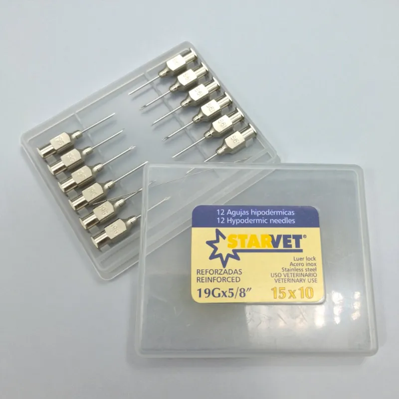 Syringe Needles 15 x 10 (12 Pieces)