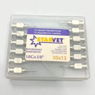  10x13 mm Veteriner Enjektör İğnesi 12 Adet