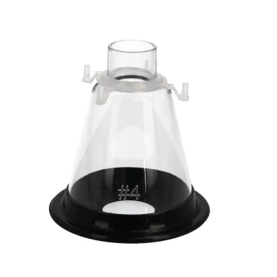 No. 4 mask for anesthesia procedures in medium-sized animals.