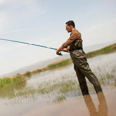 Fishing boots, waterproof protective long boots