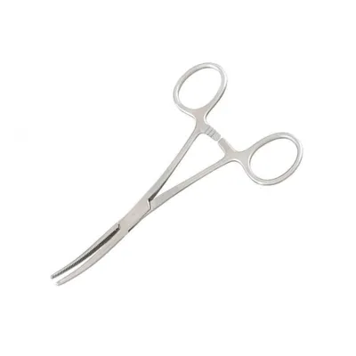 Hemostatik pens 16 cm eğri kavisli model veteriner cerrahi damar mühürleme pensi