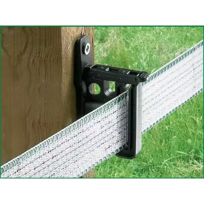 Band insulator for strip fence wire, 40 mm, 60 pieces.