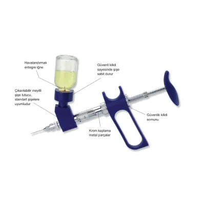 Animal vaccination machine, professional device for veterinary vaccination applications.