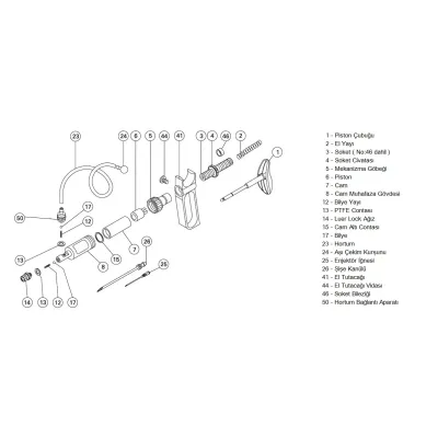 Syringe Socket Bolt No:4 for 5 & 10 ml