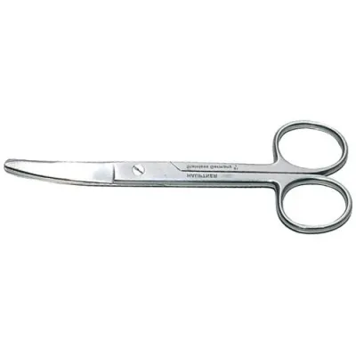18 cm Blunt Curved Scissors for Veterinary Surgical Procedures