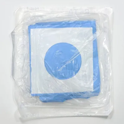 Steril Cərrahi Perforasiyalı Servikal Drap 60*90 CM (35 QR SMS Parça, Dəlik Diametri 6 CM) – VetExtra