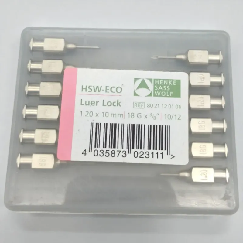 Eco Enjektör İğnesi 1,2 x 10 mm  ( 12 Ad )