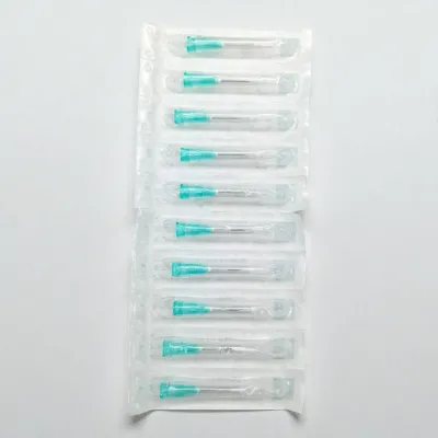 Short Green Blood and Injection Needles, Pack of 100
