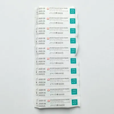 Boxed Green Sterile Syringe Needle 0.8x16 mm