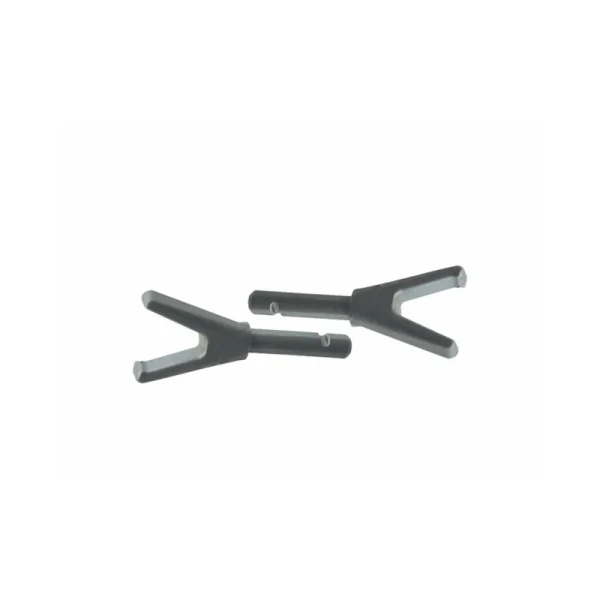 Economical type crowbar attachment set for milking machines.