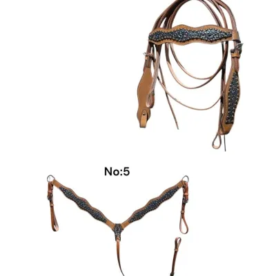 Dəri Baş Geyimləri, Yüyən və Döş Nişanı Dəsti (Qərb) – Farmena