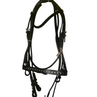 Cavesson Dəri Başlıq Dəsti – Farmena