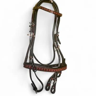 Cavesson Dəri Başlıq Dəsti – Farmena