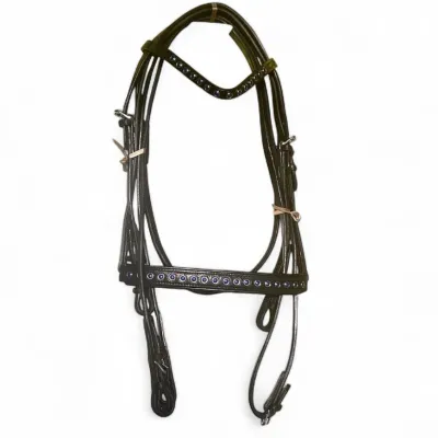 Cavesson Dəri Başlıq Dəsti – Farmena