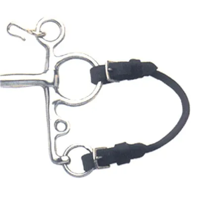 1 pair of leather connecting arms for Pelham-type gems.