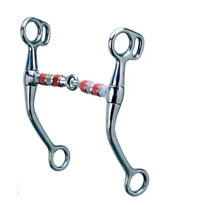 A rotating bridle that facilitates steering in horse training.