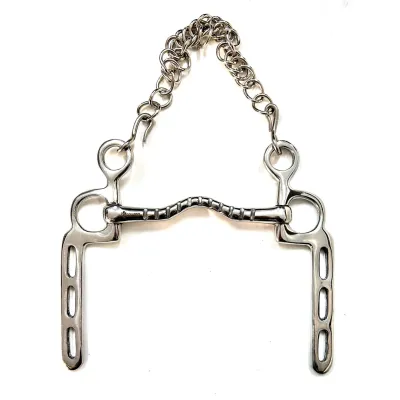 A 3-degree Iranian fracture bit that provides precise control in horse training.