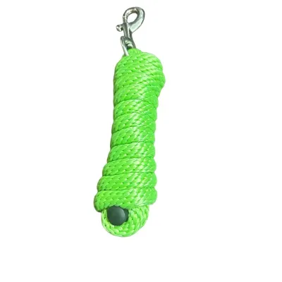 A durable, rust-resistant metal tether that ensures horses remain securely and controllably stationary in the stable.