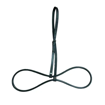 Equestrian nosebands are durable leather nosebands used in horse bridles to help maintain control of the animal.