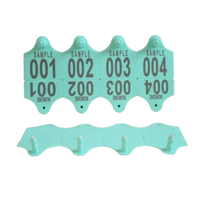 Metal-tipped tracking system for cattle ear tags to prevent loss.