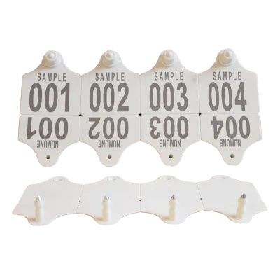  Büyükbaş hayvan kulak küpesi metal uçlu sığır takip küpesi