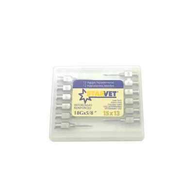 Reusable Animal Injection Needles 15x13 12-pack