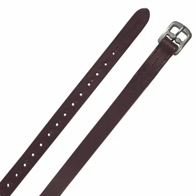 An adjustable strap mechanism ensures the saddle sits properly on the horse's back and adapts to the rider's movements.