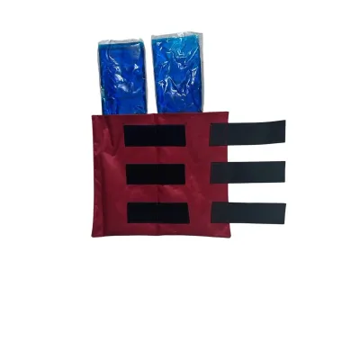 One cold gel bandage used for post-surgical pain and swelling.