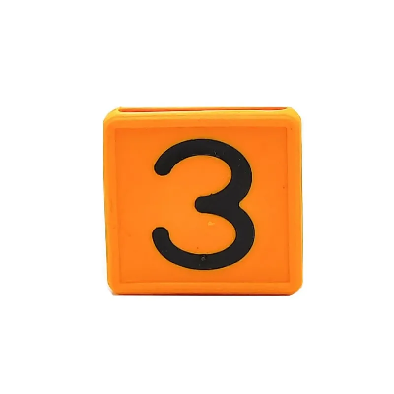 Number 3 Animal Numbering Collar Numbering Tag