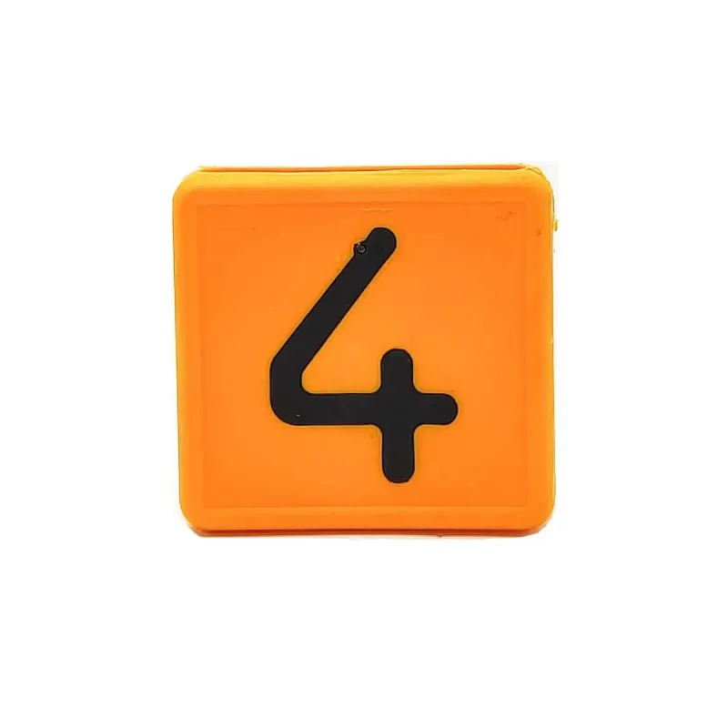 Number 4 Animal Numbering Collar Numbering Tag